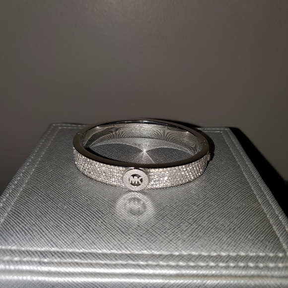 Michael Kors Jewelry - Michael Kors Fulton Pave Hinge Bangle